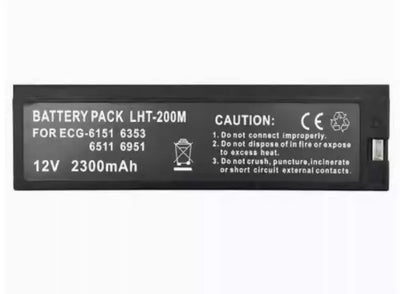 Batterie pour défibrillateur Nihon Kohden ECG-6851K ECG-6511 ECG-6620P TEC7100