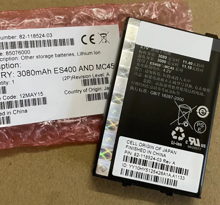 82-118524-03 Battery For Motorola Symbol Battery For ES400 MC45 Handheld Scanner