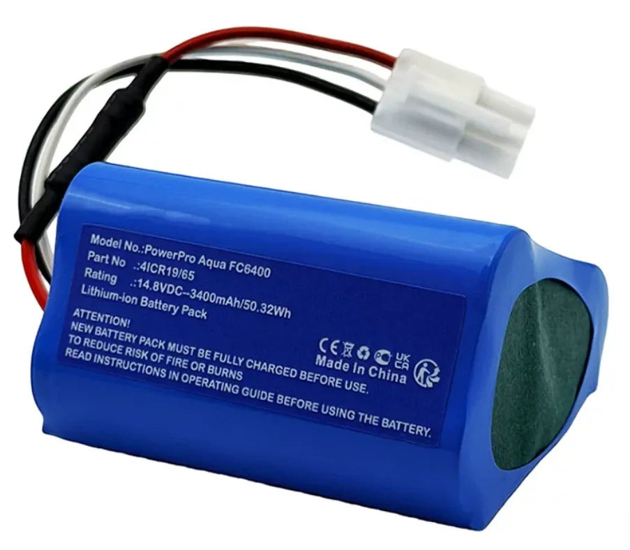 4ICR19/65 Battery for Philips PowerPro Aqua FC6400 FC6401 Vacuum Cleaner