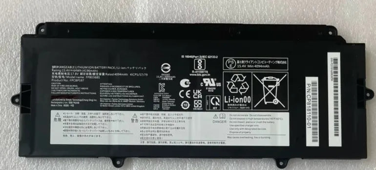 FPB0368S FPCBP597 Laptop Battery For FUJITSU U9312X 64W