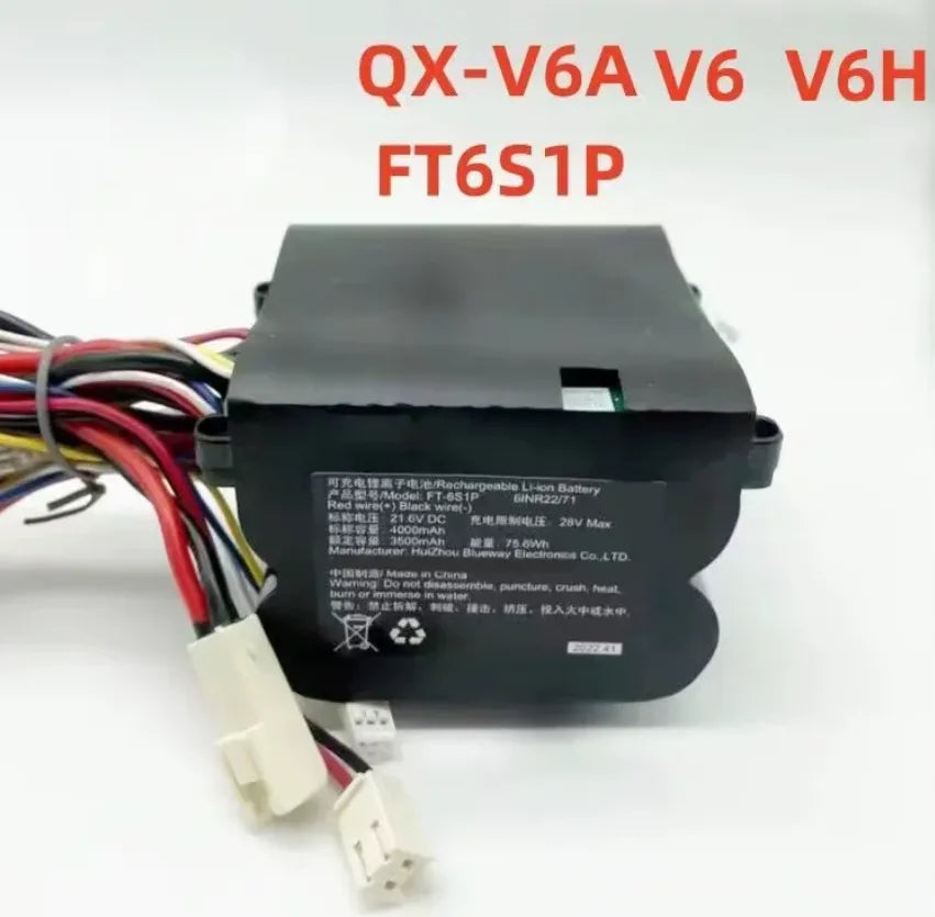FT-6S1P Battery for Mibbo QX-V6A V7Pro Q7Pro Wet Dry Vacuum Cleaner / Floor Washer