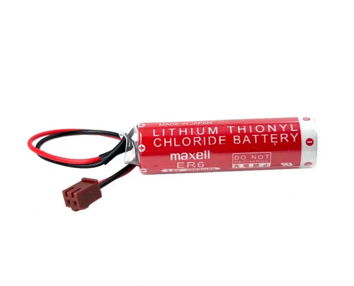 Maxell ER6C PLC Battery for F2-40BL / FX2N-48MT 3.6V High-Energy Lithium Battery