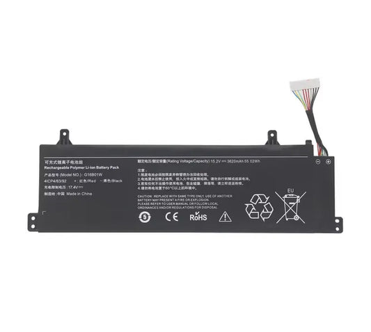 G16B01W Battery for XiaoMI Redmi G Redmi G 16.1 Gaming Laptop RMG2103-AB