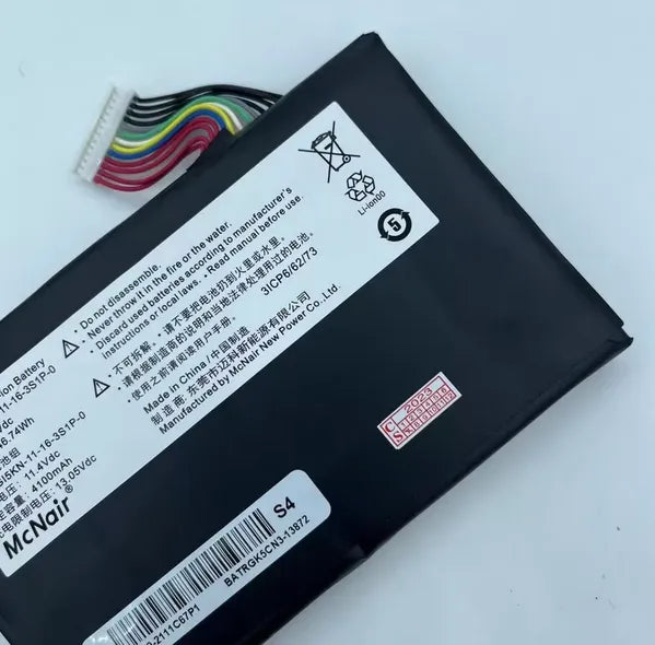 GI5KN-11-16-3S1P-0 Battery for Hasee F117-F2k, Z7MD2, Z7M-i78172 D1 Vulcan X6, X5