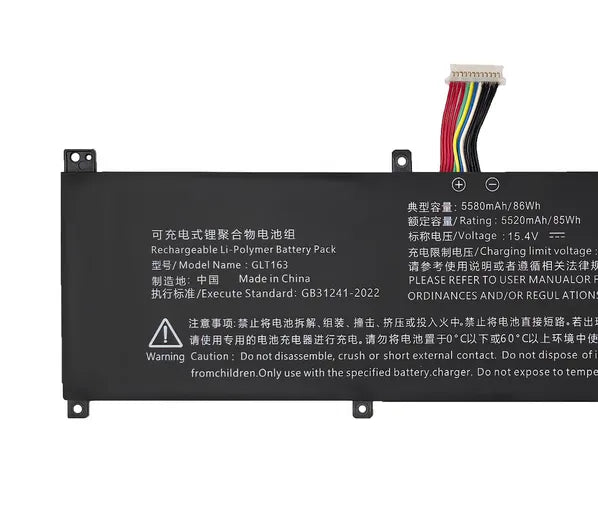GLT163 Battery for Hipaa SH56 Gaocheng Laptop P03 P159 Lingrui S1 PRO