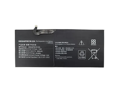 HB30A8P9ECW-22A Akku für Huawei MateBookE Go GK-W56 W76 G56 HB30A8P9ECW-22