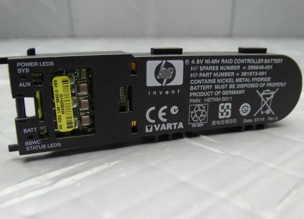 398648-001 381573-001  Battery for HP Raid Controllers P400 P600 P800 HSTNM-B011