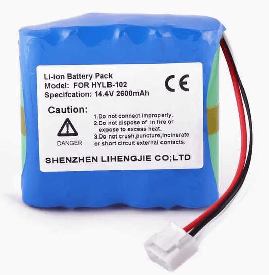 HYTB-102 Battery for EDAN SE-100 SE-1 SE-1200 SE-12 ECG 2600mAh
