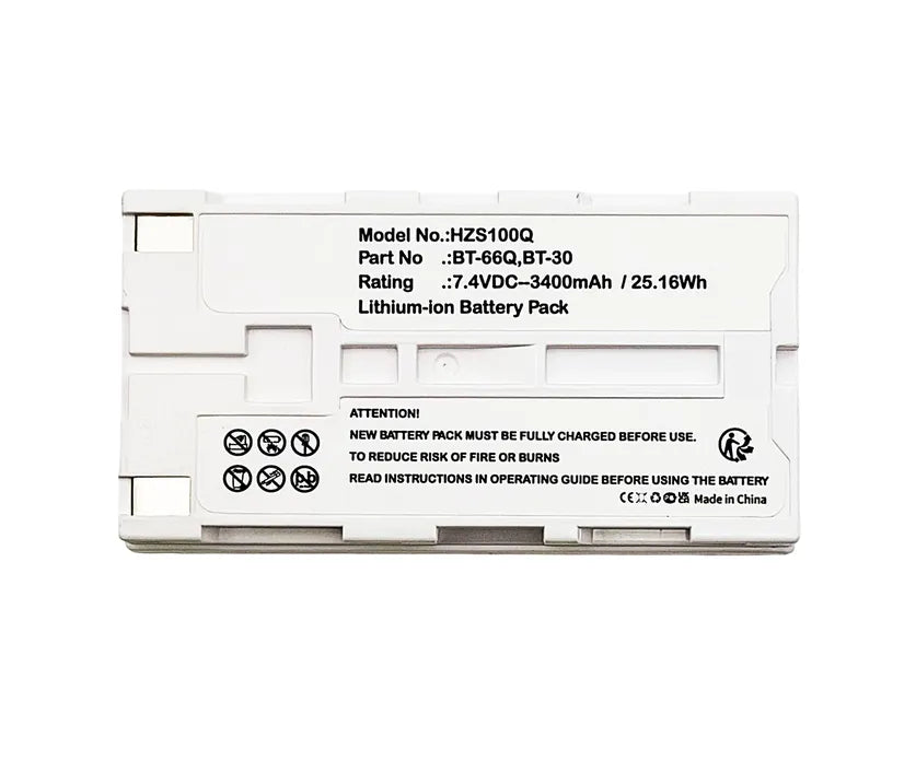 HZS100Q Battery for Sokkia Topcon BT-66Q BT-30 FC-2500 FC-200 SHC2500