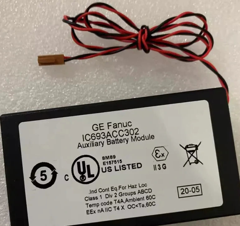 GE FANUC IC695ACC302, IC693ACC302A, IC693ACC302B Module de batterie auxiliaire