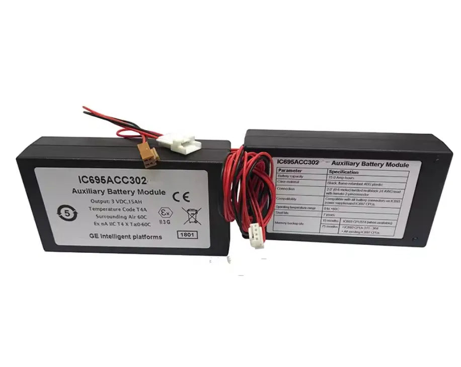 GE FANUC IC695ACC302, IC693ACC302A, IC693ACC302B Module de batterie auxiliaire