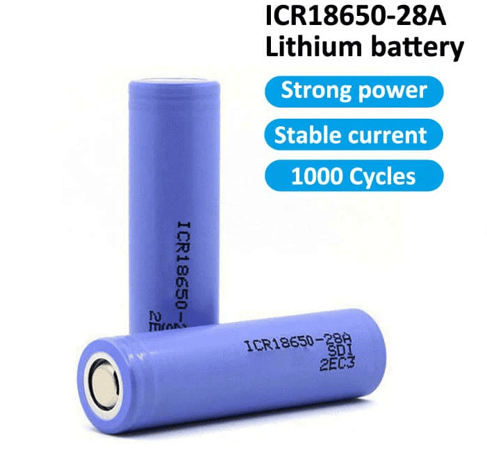 ICR18650-28A 28A18650 28A 2800mah 3.7V Lithium Rechargeable Battery Cell