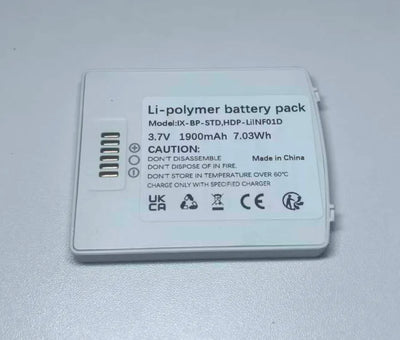 IX-BP-STD Batterie de remplacement 1900mAh pour scanners de codes-barres Infinea X, X7 et X8