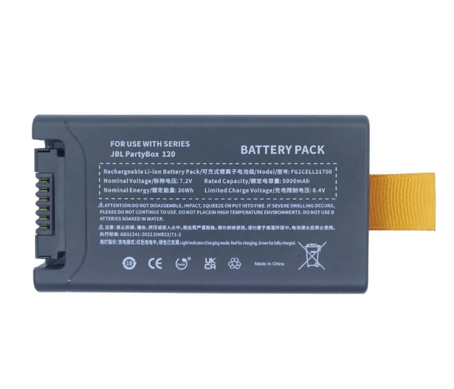 J20-H Battery for JBL PartyBox 120 Encore 2 Speaker FG2CELL21700 (Type-C Charging)