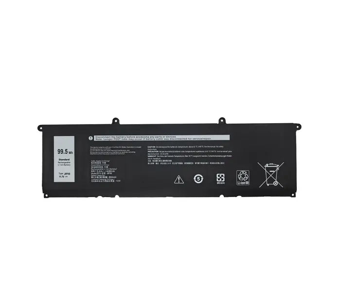 J8FK9 99.5Wh Li-ion Battery For Dell RWFFJ WPGCC XPS 16 9640