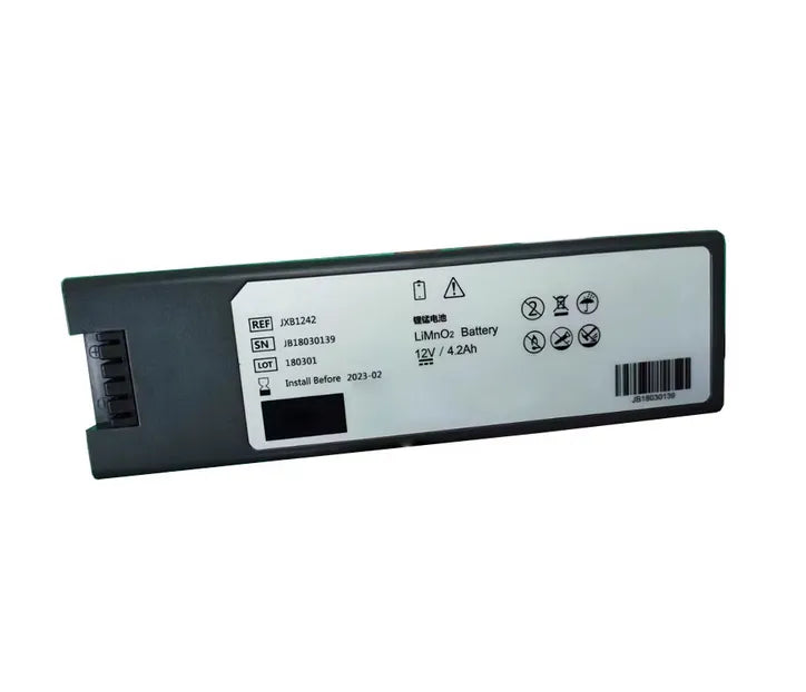 JXB1242 iAED S1 AED Battery 12V 4.2Ah Li/MnO₂ & S1 Electrode Pads Replacement Kit