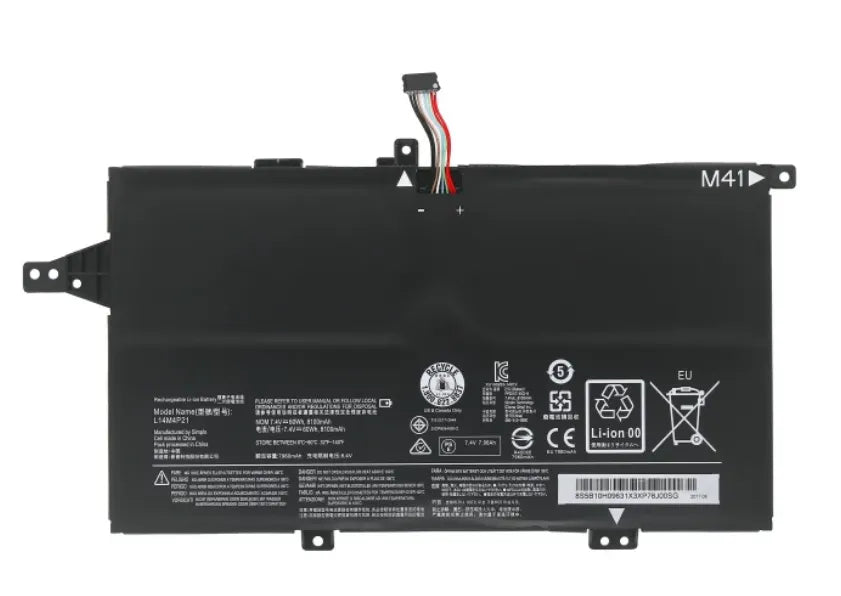 L14M3P22 Replacement Battery For Lenovo L14S3P21 M41-70 K41-70-80 