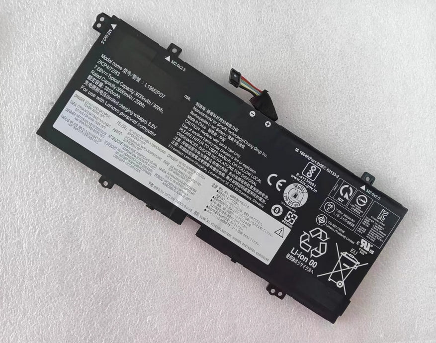 Lenovo L19C2PD7 L19M2PD7 SB10X82538 SB10X82539 Battery - Store Shoppe