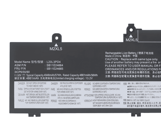 L20L3PD4 Lenovo Thinkpad E14 E15 R14 Gen 4 G4 L20D3PD4 L20C3PD4 57Wh