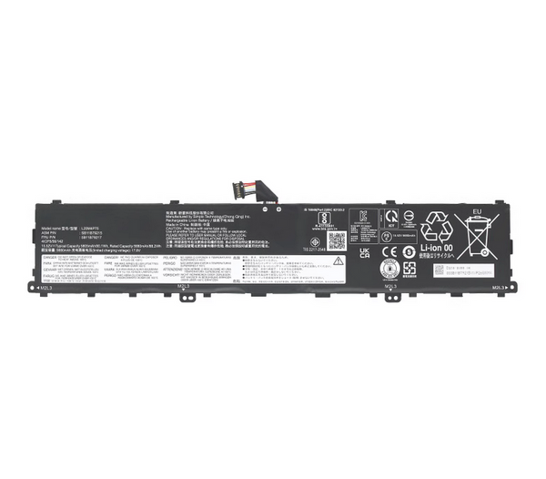 Lenovo L20M4P75 L20D4P75 ThinkPad X1 Extreme Gen 4-20Y50023ZA Battery