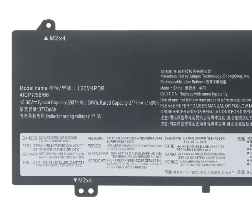 L20M4PDB Battery For Lenovo L20C4PDB L20L4PDB ThinkBook 14 G2 ARE(20VF)
