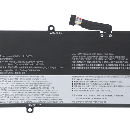 L21C4PE3 Battery for Lenovo L21D4PE3 L21L4PE3 IdeaPad Duet 5 12IAU7 50Wh