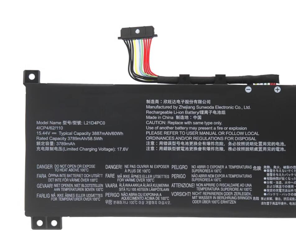 Lenovo L21C4PC0 L21D4PC0 L21M4PC0 Legion 5 15IAH7 60Wh 15.44V Laptop Battery - Store Shoppe