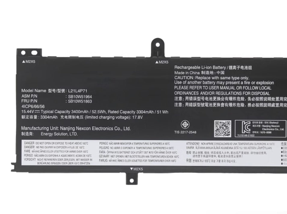 Lenovo L21M4P71 L21C4P71 L21D4P71 L21L4P71 ThinkPad T14 P14s Gen Battery - Store Shoppe