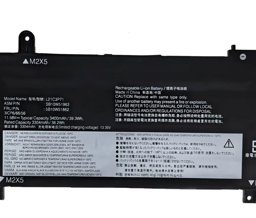 L21M3P71 Battery For Lenovo ThinkPad T14 P14s Gen 3 Gen 4 L21C3P71 L21D3P71 L21L3P71