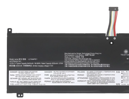 Lenovo R9000X Y9000X 2022 IAH7 L21B4PE1 L21C4PE1 L21M4PE1 Battery - Store Shoppe