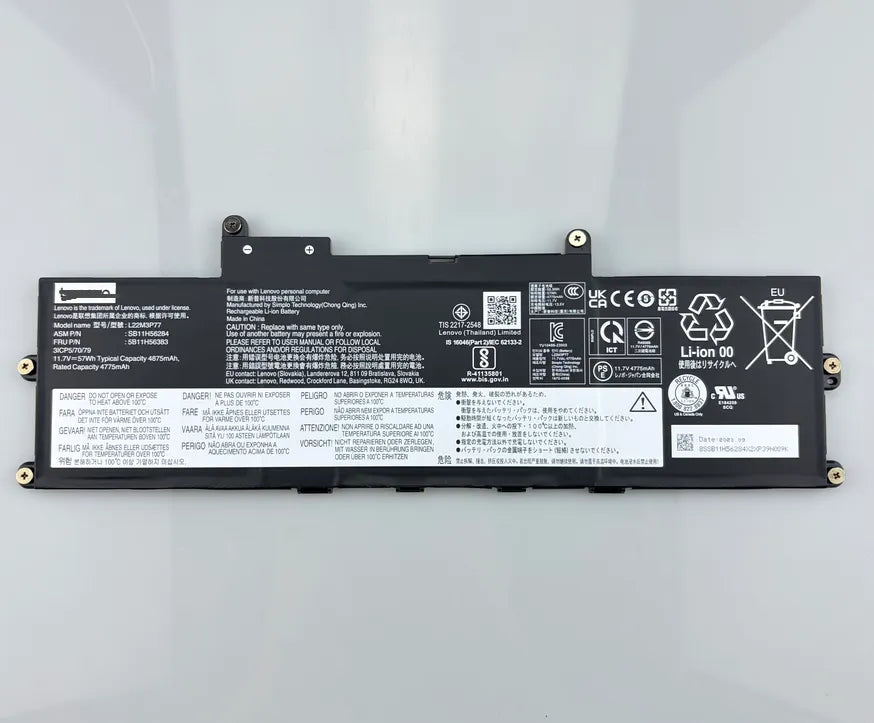 Lenovo L22B3P77, L22C3P77, L22D3P77, L22L3P77, L22M3P77 Laptop Batteries