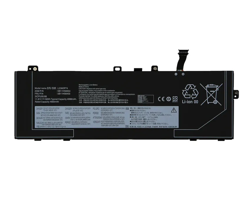 L23M3P74 Battery for Lenovo ThinkPad P14s Gen 6 5B11H56403, L23B3P74, L23L3P74
