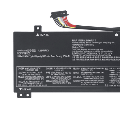 L23M4PK4 Battery for Lenovo LOQ 15IRX9 Series L23D4PK4 L23B4PK4