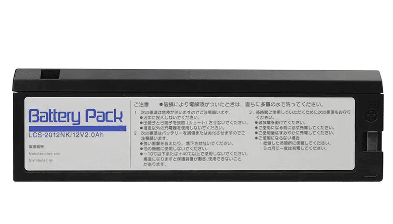 Batterie LCS-2012NK pour moniteur NIHON KOHDEN ECG-6151 LC-S122AU