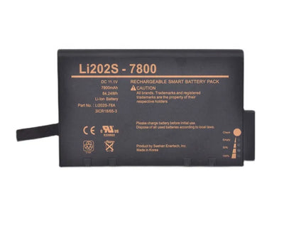 Batterie pour compteur d'ions LI202S-7800 LI202S-78A pour Spacelabs mCare300 mCare300D LI202S
