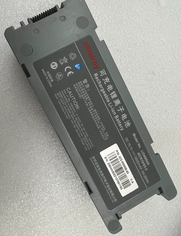 Batterie LI34I002A LI34I001A LI24I004A pour Mindray D5 D6 DC40 DP50 DCN3 Z5 Z6 Z50 Z60