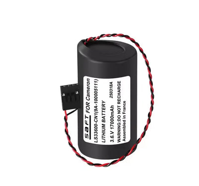 Batterie LS33600-CN1 9A-100005111 pour vannes de contrôle de débitmètre 25018A 17000mAh