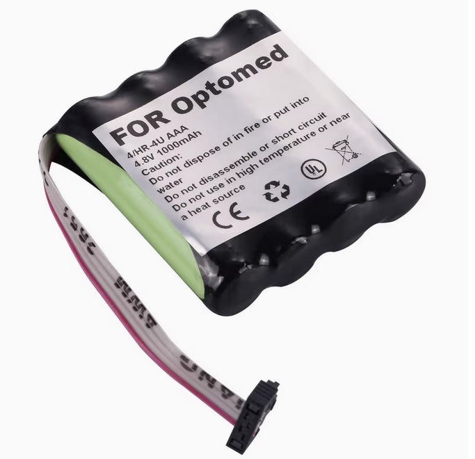 4/HR-4U AAA Battery for OPTOMED SMARTSCOPE M5 Fundus Camera Battery 4.8V 1000mAh - Store Shoppe