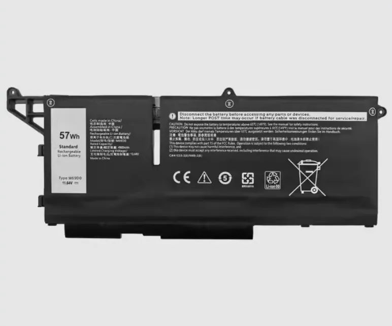 M69D0 Battery for Dell Latitude 7330 7430 5330 2-in-1 Precision 3570 57Wh