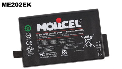 ME202 ME202C ME202EK Batterie für Philips Molicel VM3 VM4 VM6 VM8 VS2 VS3 VS4 Tragbarer Patientenmonitor
