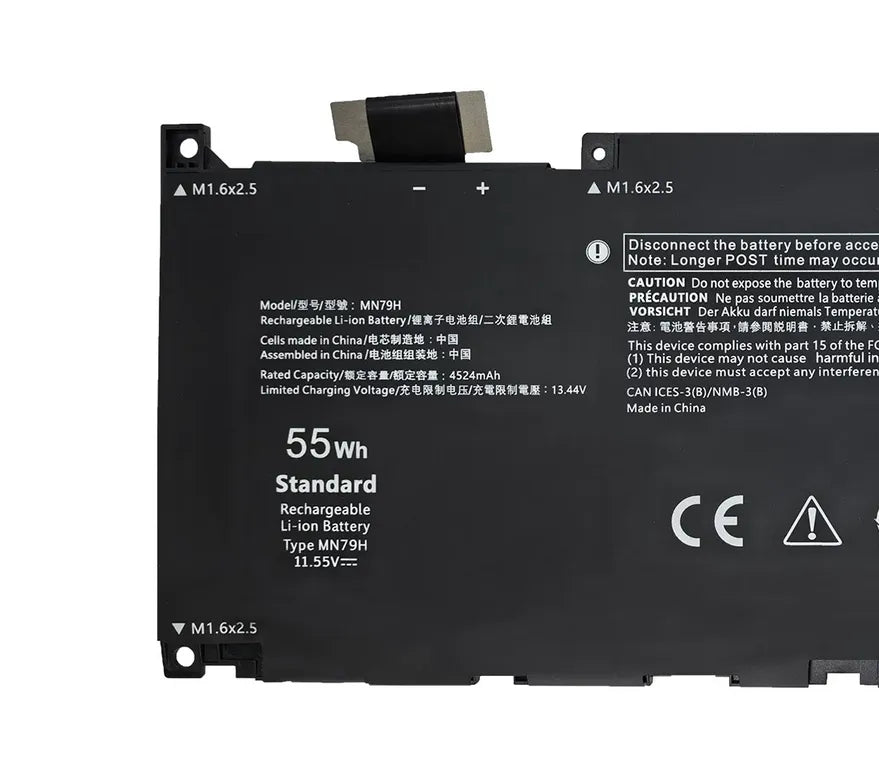 MN79H 55Wh Battery For Dell Xps13 Plus 9320 9340 P151G NXRKW 4762mAh