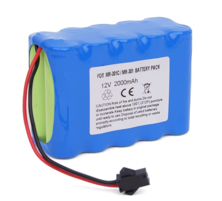 Battery for MRH Meiruihua MR-301, MR-301C, MR-508 2000mAh Infusion Pump 