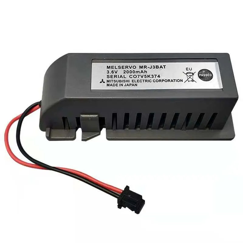 Batterie PLC MR-J3BAT 2400 mAh pour système d'entraînement Mitsubishi MELSERVO MR-J3 avec prise