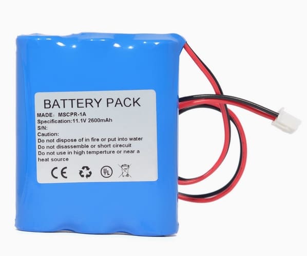 Batterie MSCPR-1A pour Medsonic MSCPR-1A B0402095 2600 mAh