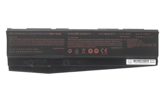 Clevo N850BAT-6 6-87-N850S-6U71 N857HJ1 Hasee Z7M T6Ti-X7 Battery - Store Shoppe