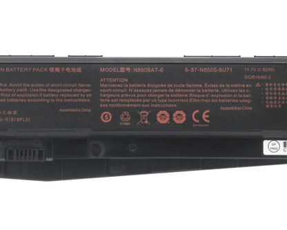 Clevo N850BAT-6 6-87-N850S-6U71 N857HJ1 Hasee Z7M T6Ti-X7 Battery - Store Shoppe