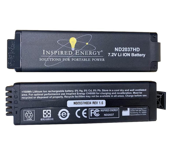 Battery for Inspired Energy ND2037HD/ND2037FD31 & Oxford X-MET8000/7000/7500 Spectrometers