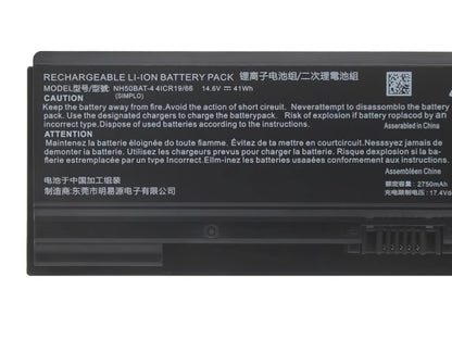 Clevo 6-87-NH50S-41C00 NH50BAT-4 NH50RC NH70RHQ NH50RD Battery - Store Shoppe