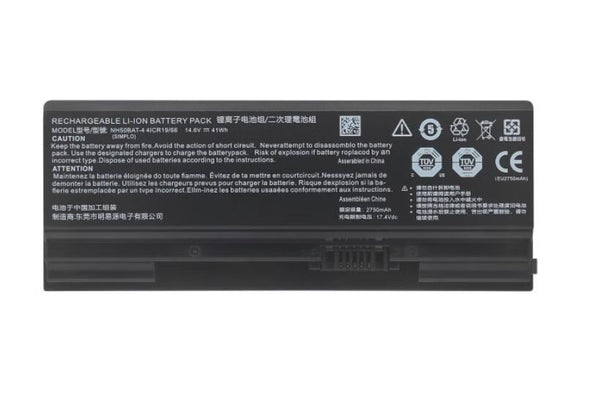 Clevo 6-87-NH50S-41C00 NH50BAT-4 NH50RC NH70RHQ NH50RD Battery