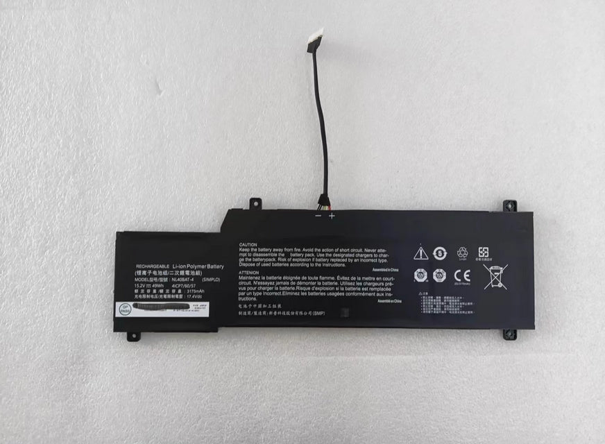 Clevo NL40BAT-4 15,2V 49Wh Laptop-Akku